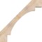 Ekena Millwork 5 1/2"W x 40"D x 40"H Merced Smooth Knee Brace, Douglas Fir BRC06X40X40MRC00SDF - alternate 4